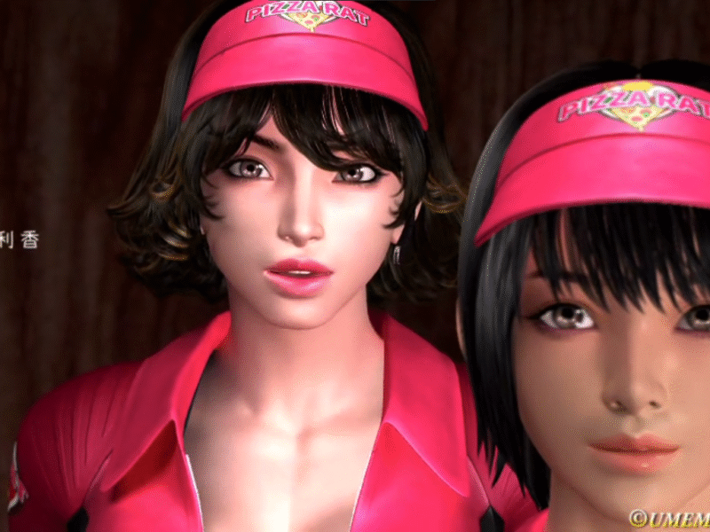 ¡Las pervertidas repartidoras de pizza de Umemaro 3D vuelven!