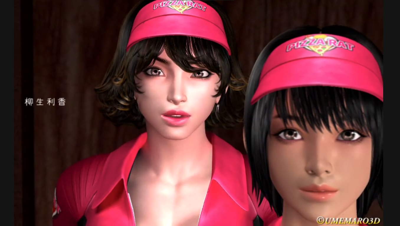 ¡Las pervertidas repartidoras de pizza de Umemaro 3D vuelven!