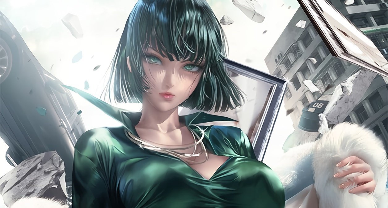 Fubuki es profanada por Black Sperm en esta figura H
