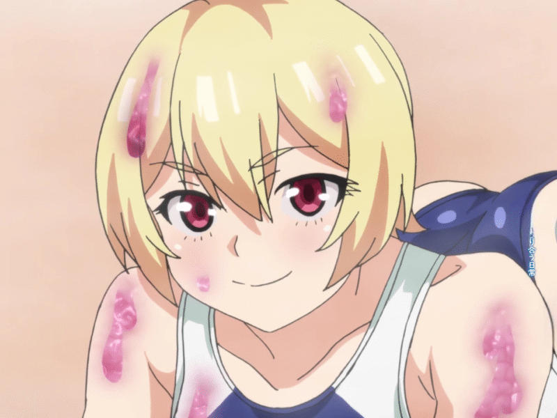 Colegiala se burla del prota y él la «profana» en el tráiler de Doukyo Suru Neneki 02