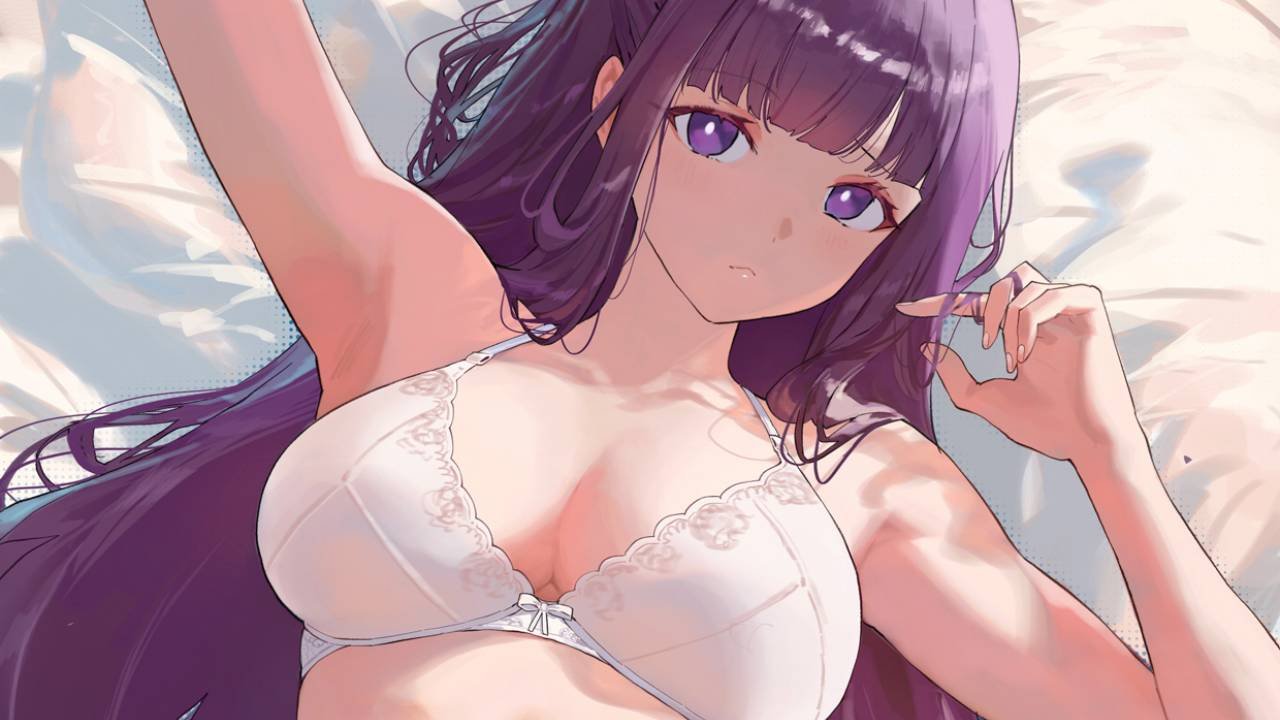 Fern de Sousou no Frieren te enseña sus melones en esta figura H