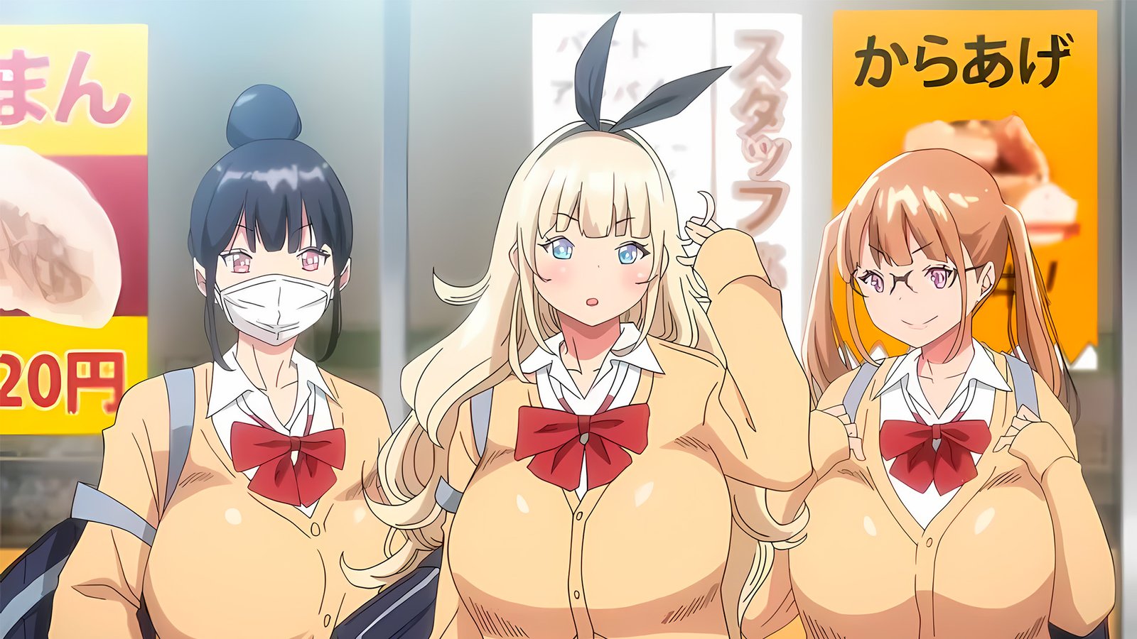 Tres gals hacen el delicioso con un shota virgen en el nuevo hentai de Bunny Walker