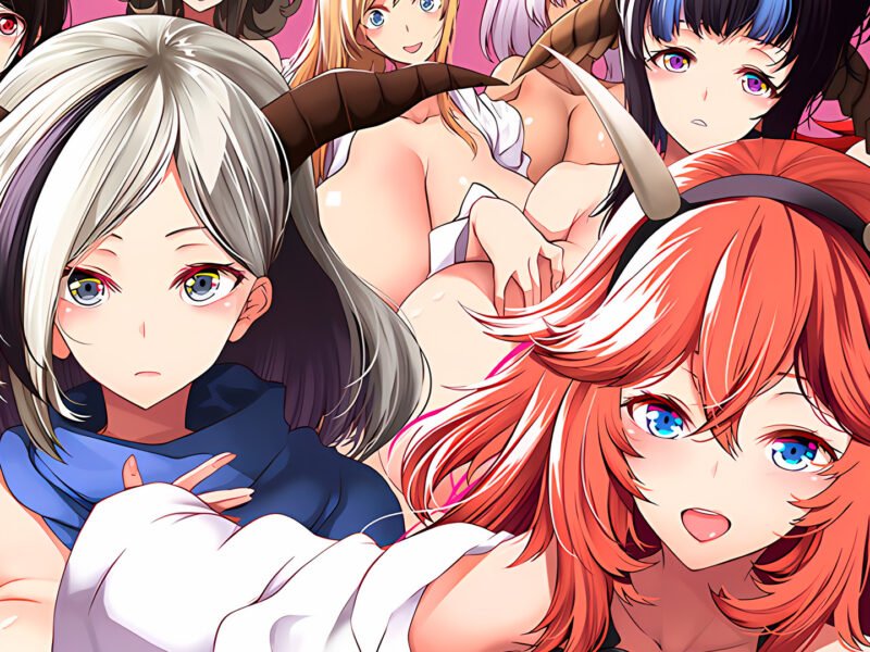 Mujeres pechugonas complacen a un hombre solitario en el tercer episodio de Oni Chichi harem