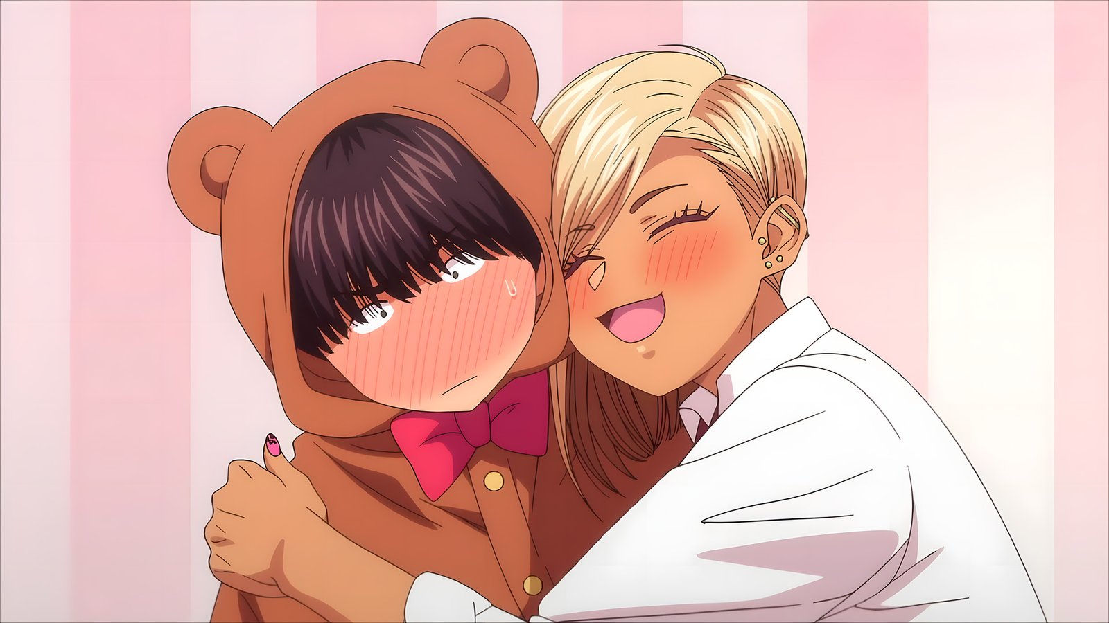 Hombre se viste de oso para cochar con su amiga gyaru en el tráiler de Kuro Gal A La Carte