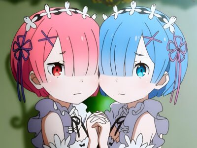 Ram y Rem de Re:Zero se convierten en sensuales gyarus en esta figura erótica