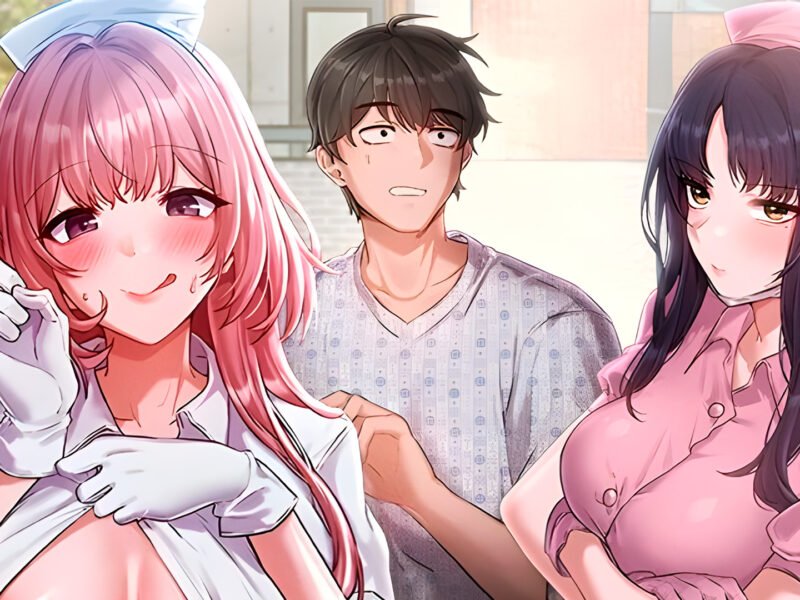 Hombre enfermo es profanado por enfermeras calientes en este manhwa para adultos