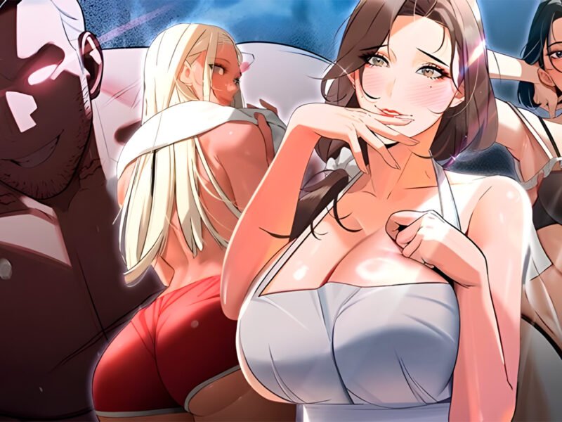 Hombre se detona a las milfs calientes de su alrededor en este manhwa para adultos