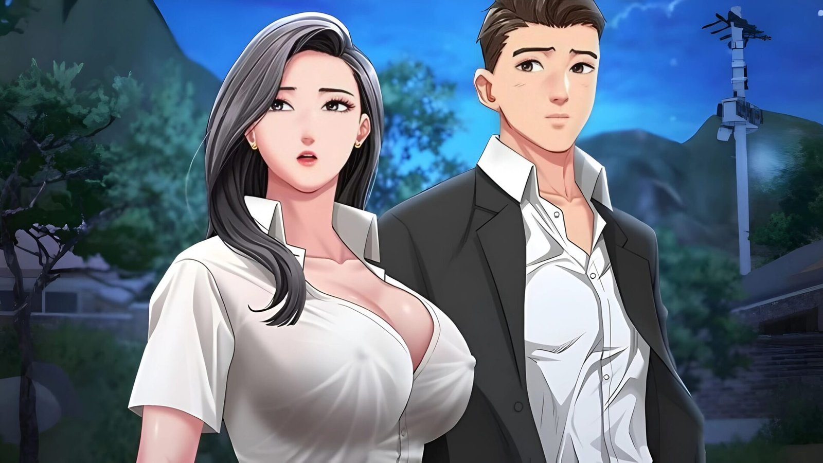 Joven quiere detonarse a una milf viuda en este manhwa para adultos